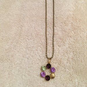 NWOT - Coach Bejeweled Charm Necklace